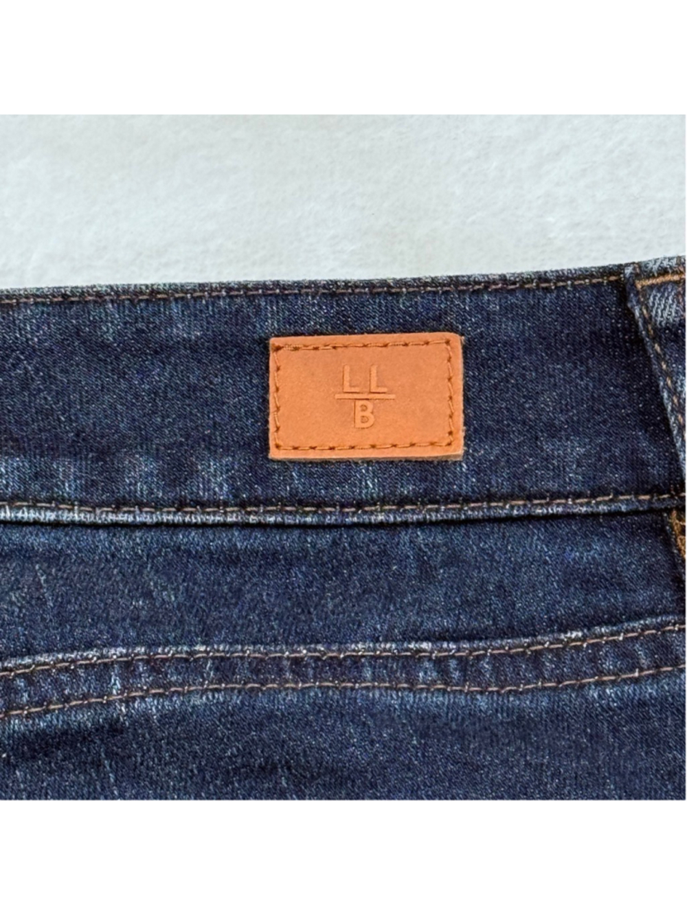 Women's LL Bean Signature Blue Skinny Jeans Size 14 - Picture 10 of 14